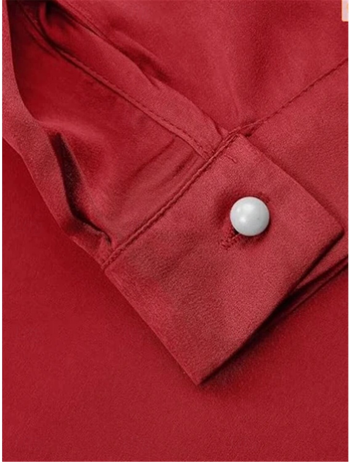 Women's Shirt Blouse Business Modern Casual Solid Color Regular Tops Long Sleeve Turtleneck Ruffle Buttons Regular Fit Work Formal Wear Summer Spring