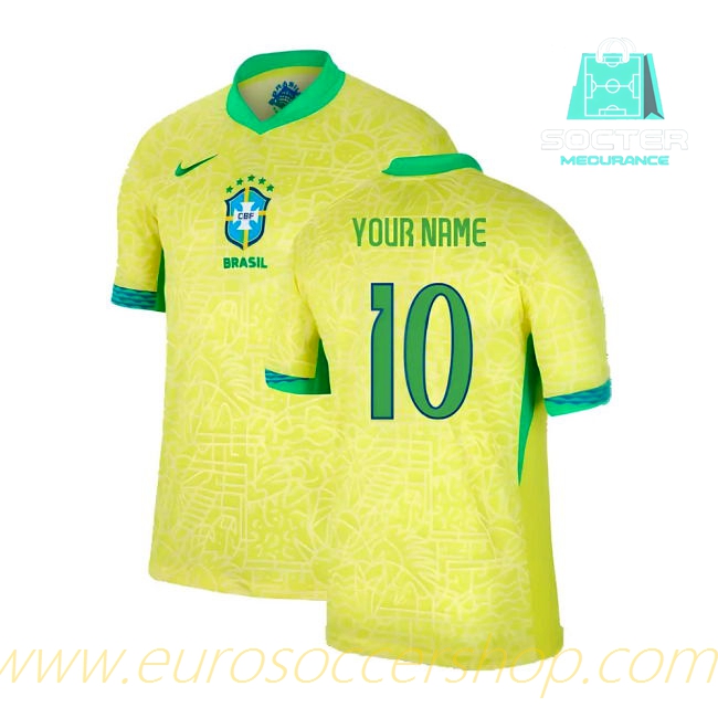 2024/25 Campaign Brazilian National Team Home Kit (Personalized)