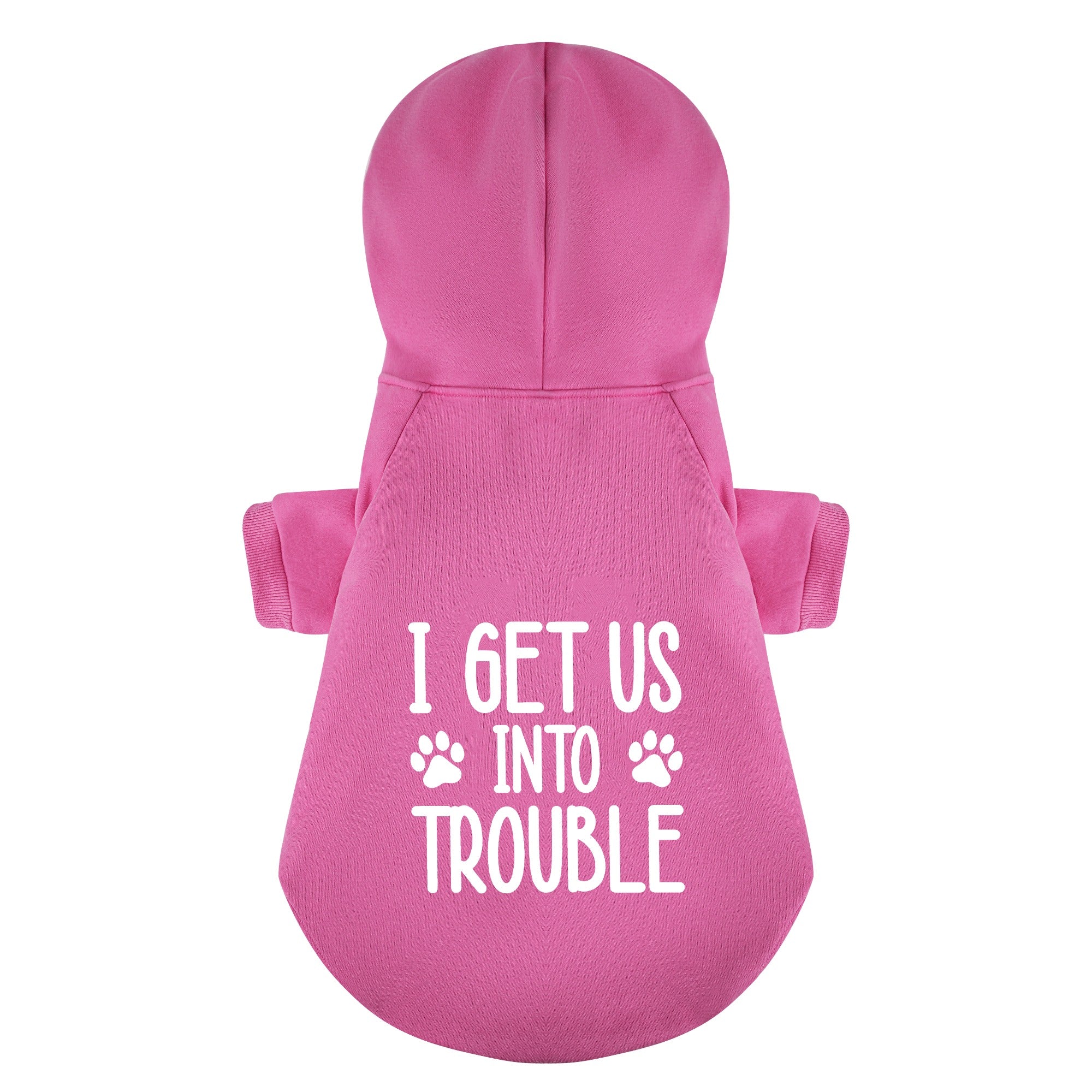 I get us into trouble and I get us out of trouble - Matching French Bulldog Hoodies – Stylish, Cozy & Personalized!