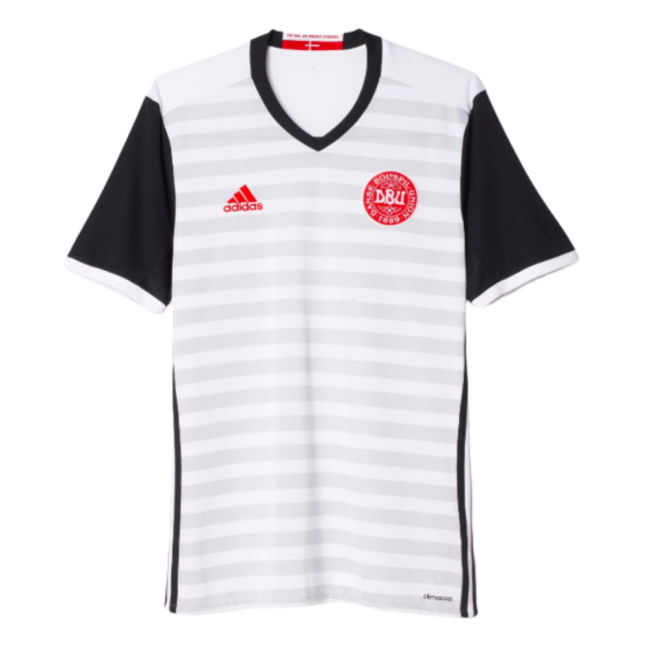 Official 2015-2016 Denmark Away Cup Authentic Soccer High Soccer