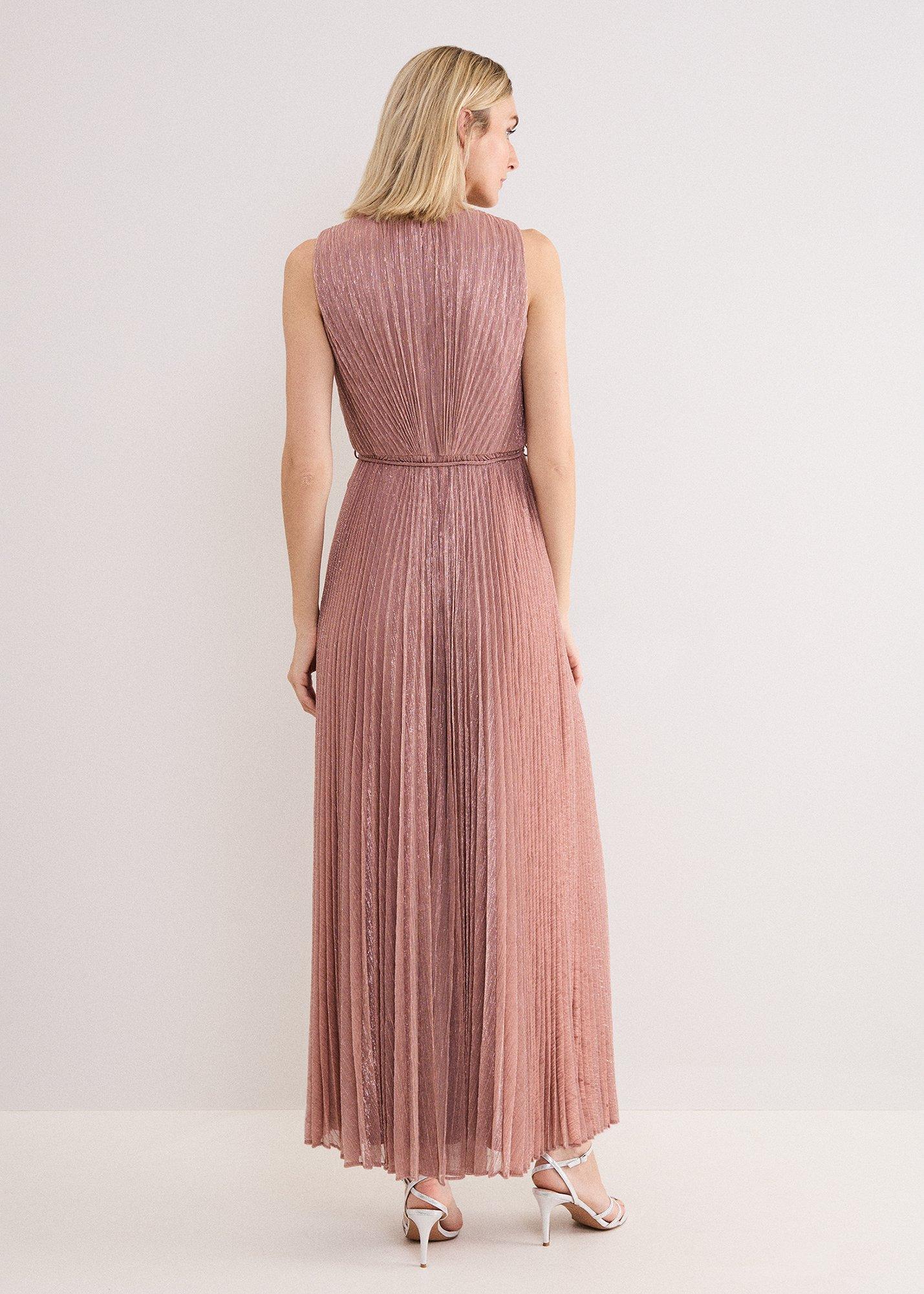 Simara Plisse Maxi Dress