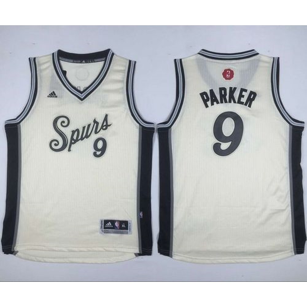 Collector's Item Durable Men's SAS #9 Tony None Basketball Jersey