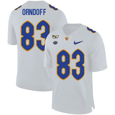 Men's None White 2024 durabl Scott Orndoff #83 moisture wicking Jersey