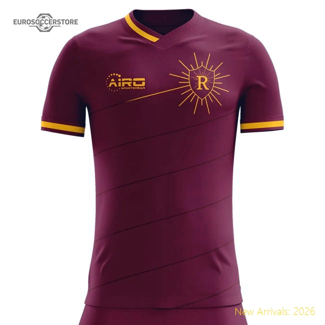 2025-2026 Roma Home Concept Football Shirt (DE ROSSI 16)