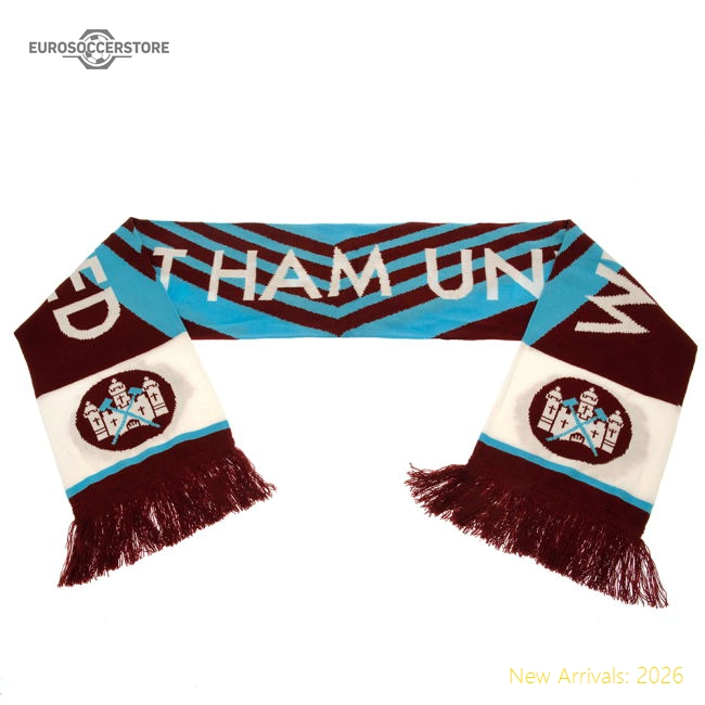 Premium West Ham United Fc Retro 1976 Scarf - Premium Quality Baby