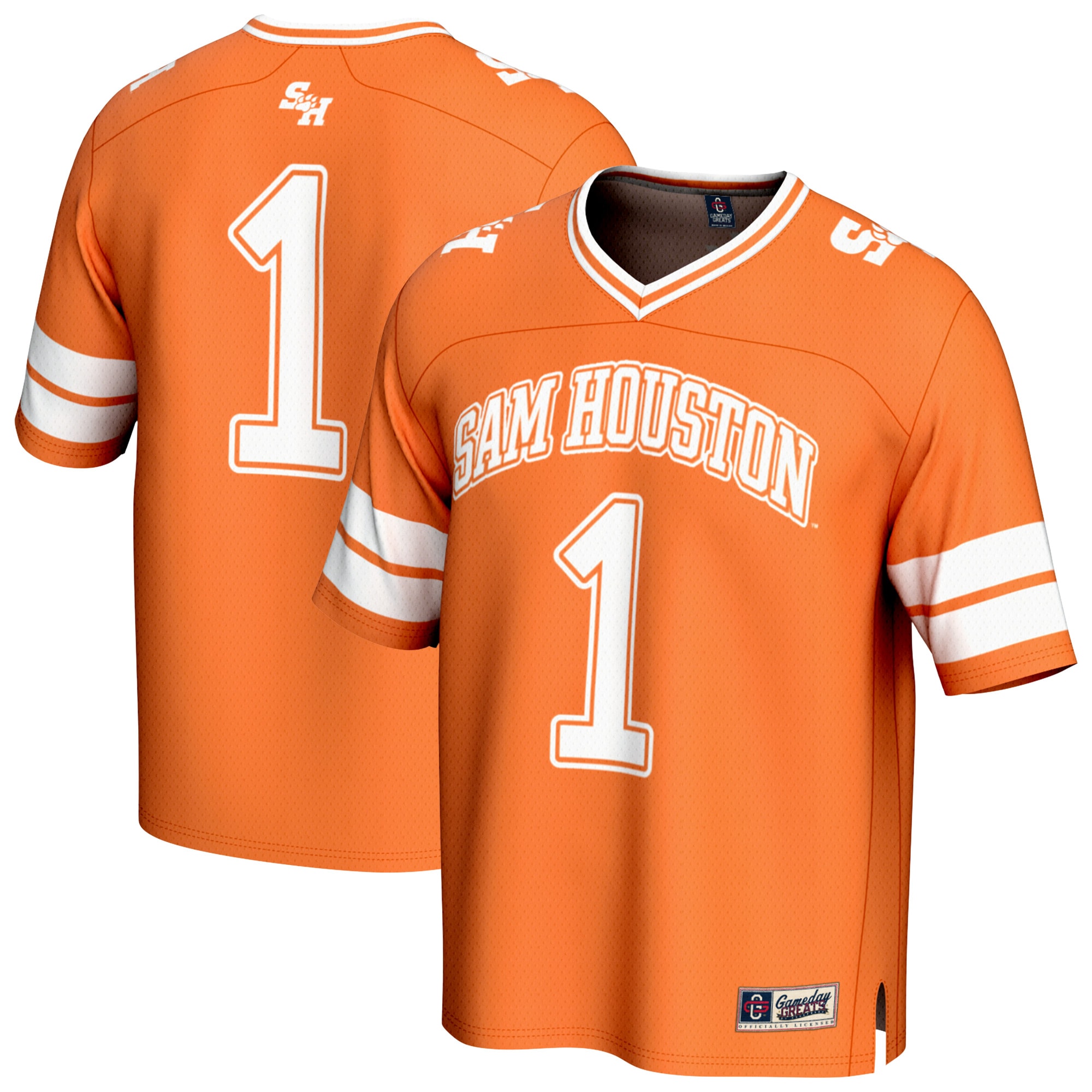 #1 Sam Houston State Bearkats GameDay Greats Lightweight Collegiate Football Fashion 2026 Season Football Jersey - Orange