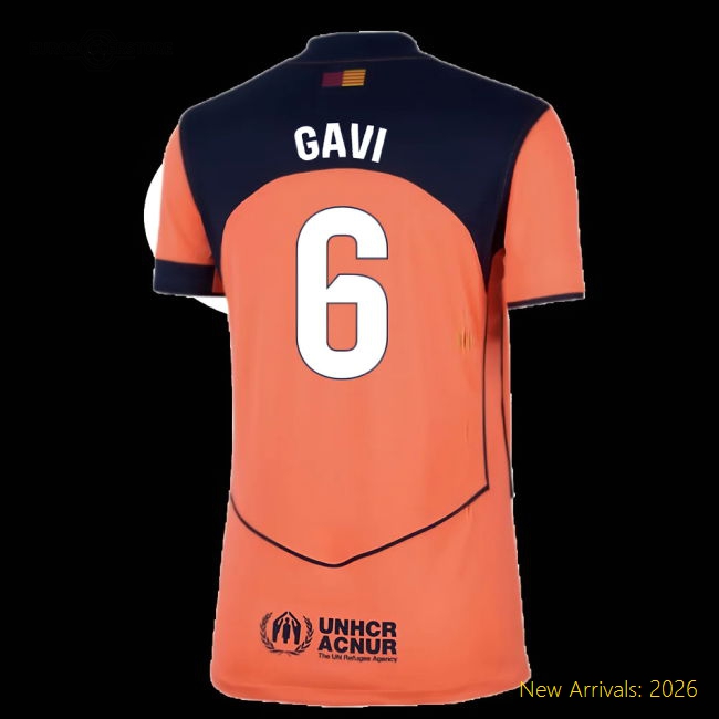2025-2026 Football Team Womens Comfortable Jersey Gavi Smart Fabric