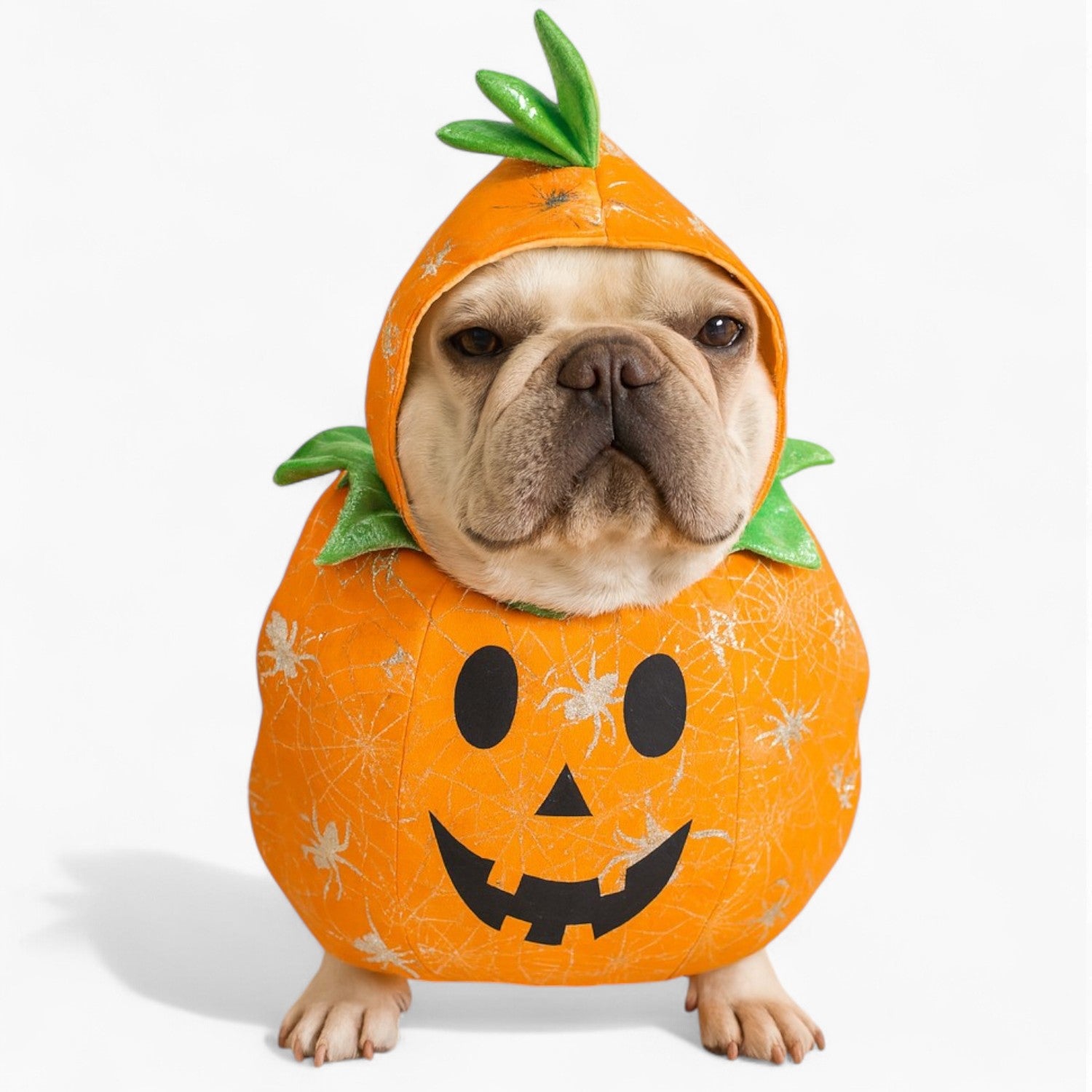 Trendy Howlkin Frenchie Pumpkin Costume With Hat – Halloween Adjustab...