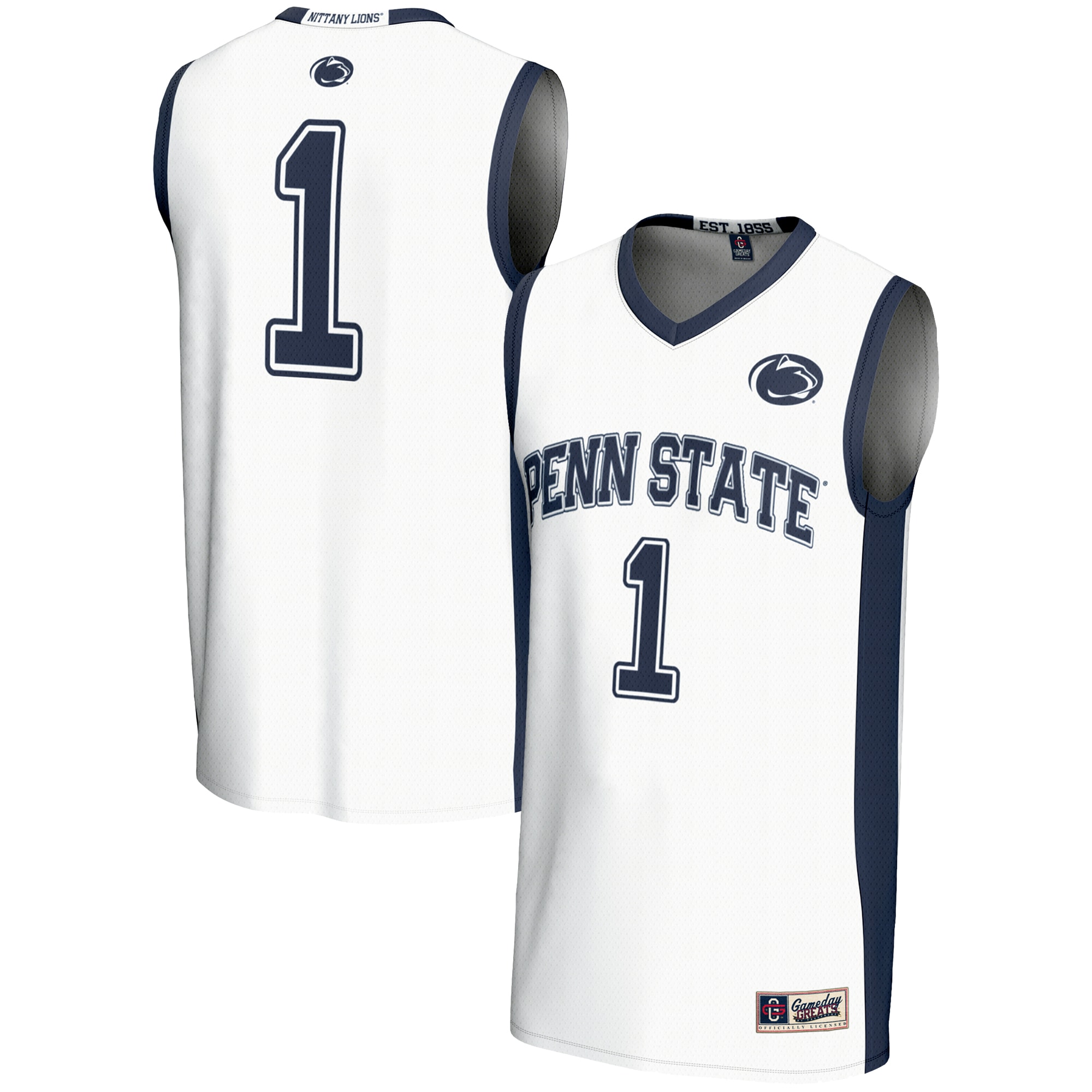 [NJP] Penn State Nittany Lions GameDay Greats Youth Lightweight Basketball Jersey - White
