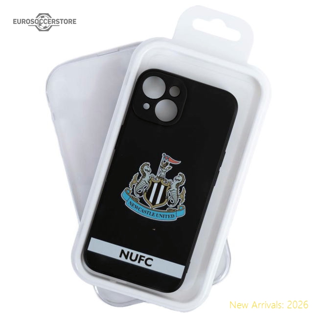 Newcastle United Fc Iphone 14 Crest Silicone Case Fan Edition