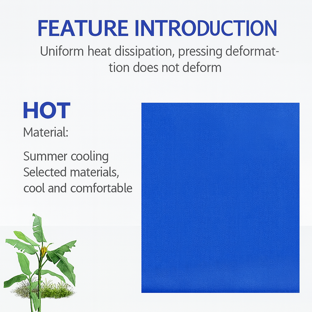 Cooling Bed – Non-icy Soft Breathable Summer Gel Cool Mat Winter Wear