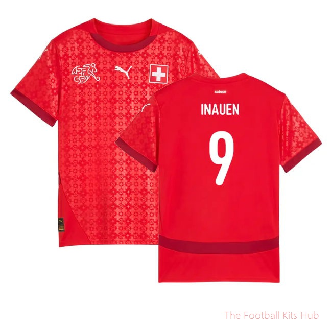 2025 Switzerland EUR25 Home Shirt (Kids) (Inauen 9)