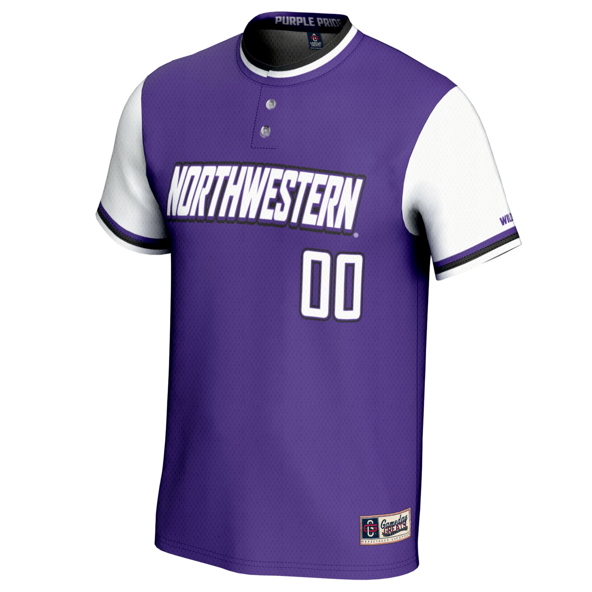 Northwestern Wildcats GameDay Greats Youth NIL Pick-A-Player Lightweight Softball Jersey - Purple