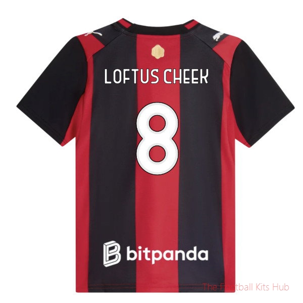 Football AC Milan 2026-2027 Home Shirt (Kids) (Loftus Cheek 8)
