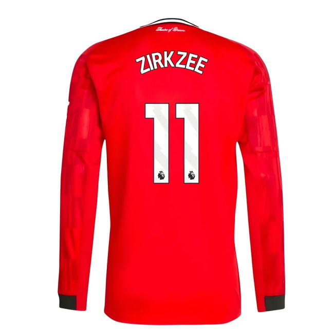 2025-2026 Manchester United Authentic Shirt (Zirkzee 11)
