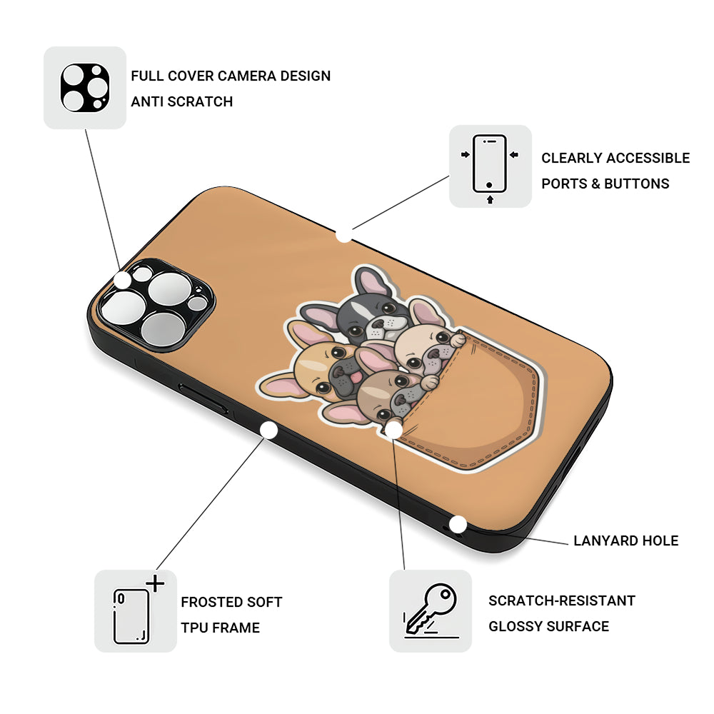 Riley - Bulldog Inspired Luminous Phone Case Outdoor Style