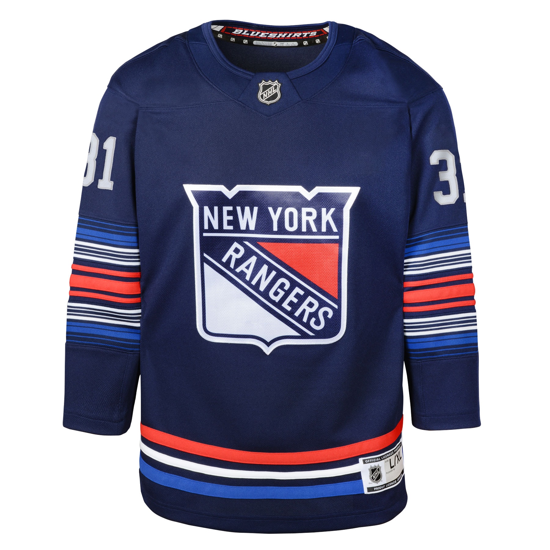 [LK] Igor Shesterkin New York Rangers Youth Alternate Premier Player Jersey - Navy