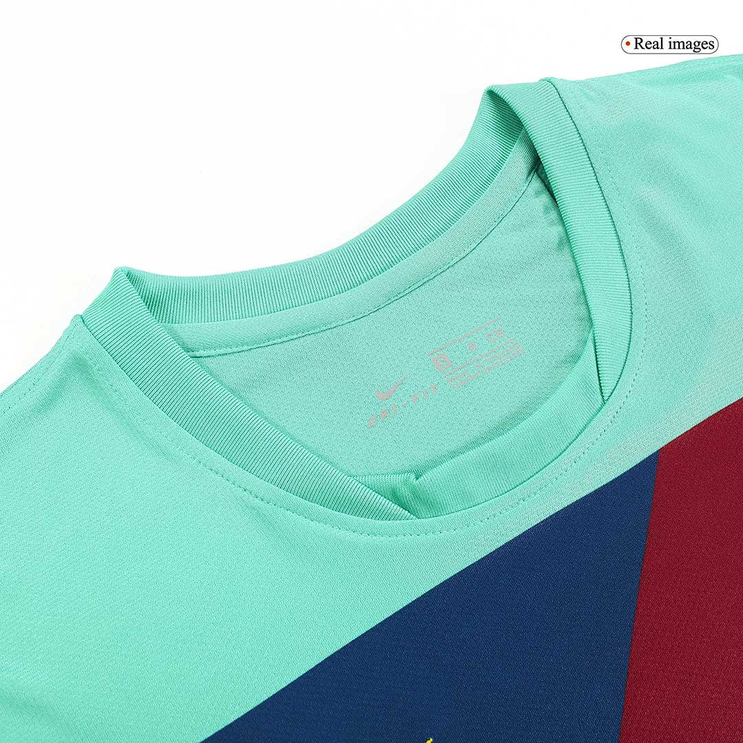 Retro DAVID VILLA #7 2010/11 Barcelona Away Soccer JerseyAuthentic Kit