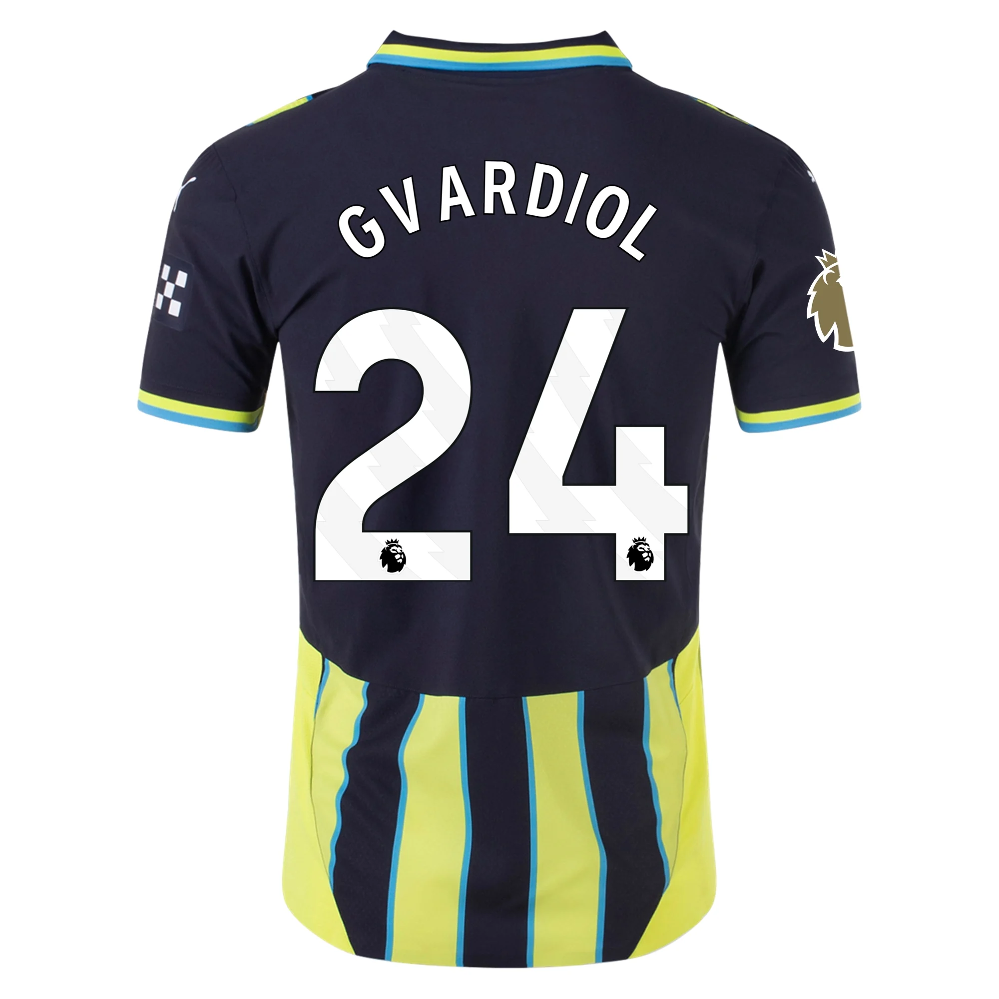 Manchester City Gvardiol 2024-2025 UCL Away Jersey – Authentic Shirt