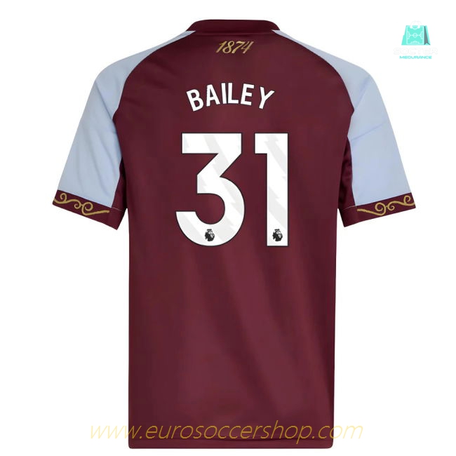 2025-2026 Aston Villa Home Shirt (Kids) (Bailey 31)