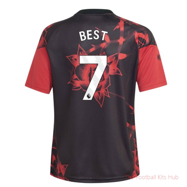 Manchester United 2026 2027 Home Pre Match Shirt (Red) Kids (Best 7)
