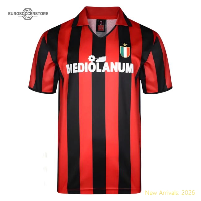 Match-ready Serie A Team Shirt Ac Milan Jersey 2023-2024 Breathable