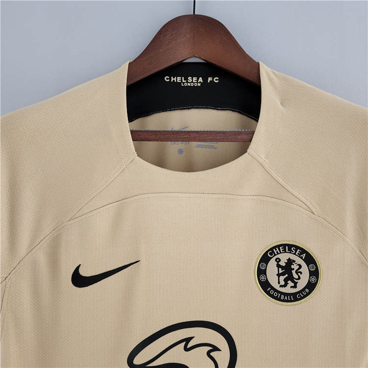 High Performance Chelsea 2223 Third Yellow Soccer Jersey Football