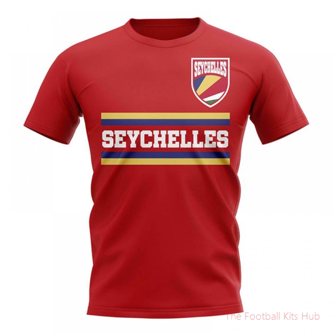 Seychelles Core Football Country T-Shirt (Red)