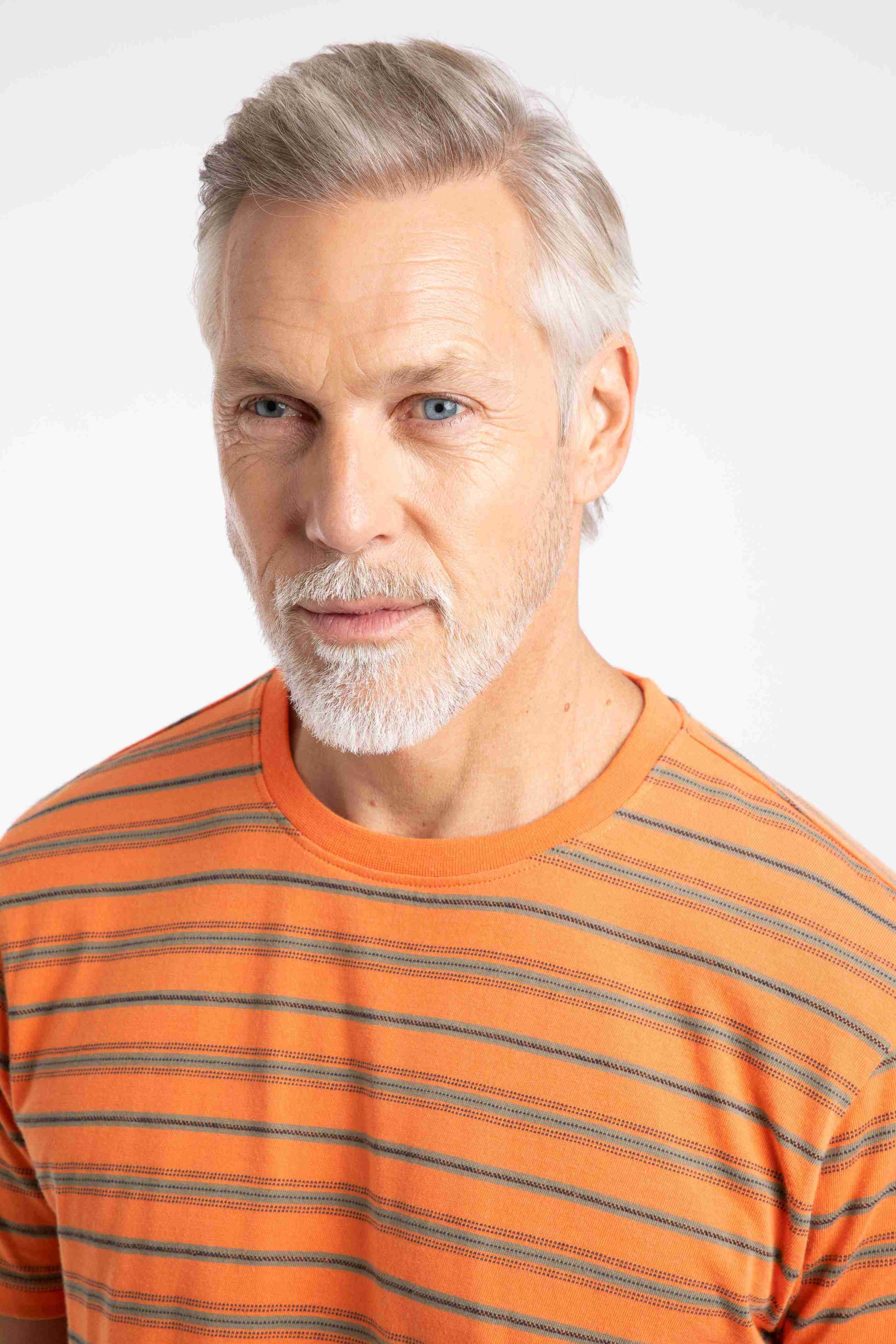 Jefferson Textured Stripe T-Shirt Mango