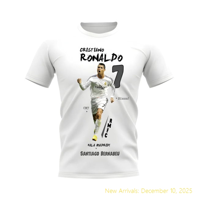 Real Madrid Official T-shirt - Match Day Essential - Stylish Design