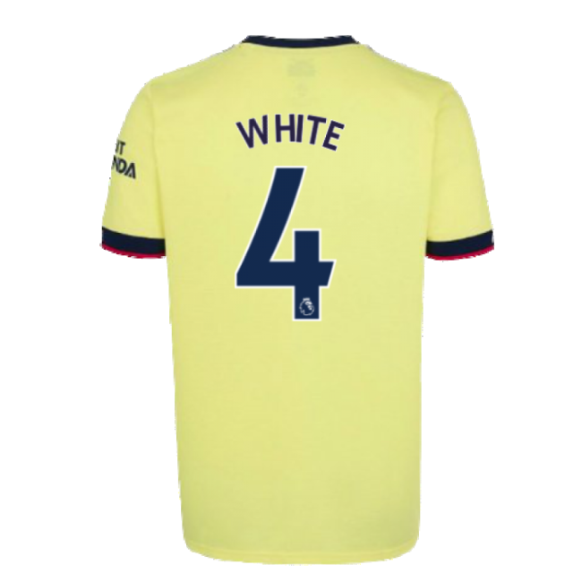 True Arsenal Away Shirt White #4 Pro Series New Release Shirt Lege...