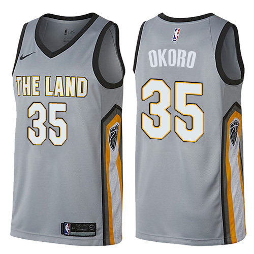Nike Gray Cleveland Cavaliers #35 Jersey - NBA Fan Apparel