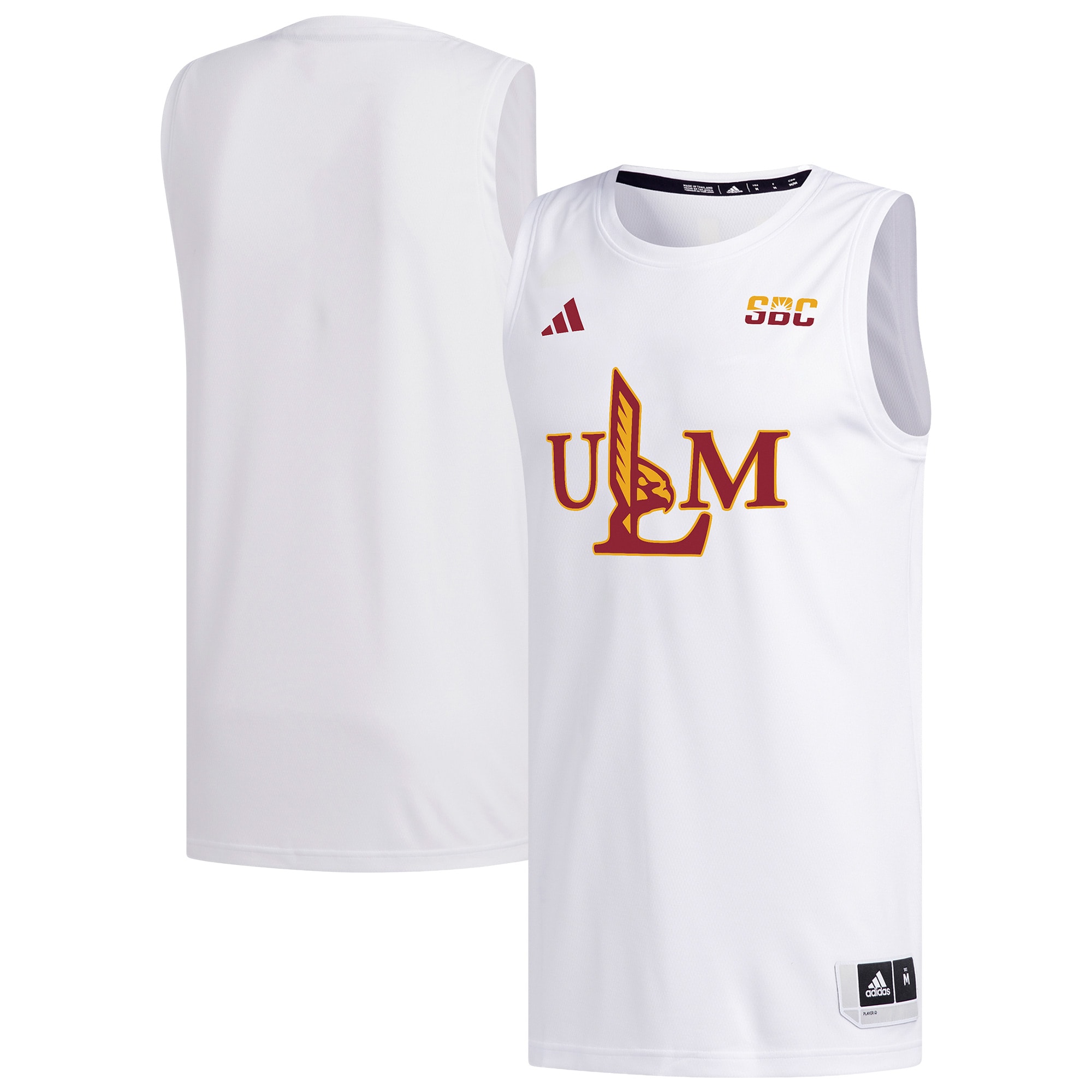 [NJP] ULM Warhawks Replica Basketball Jersey - White