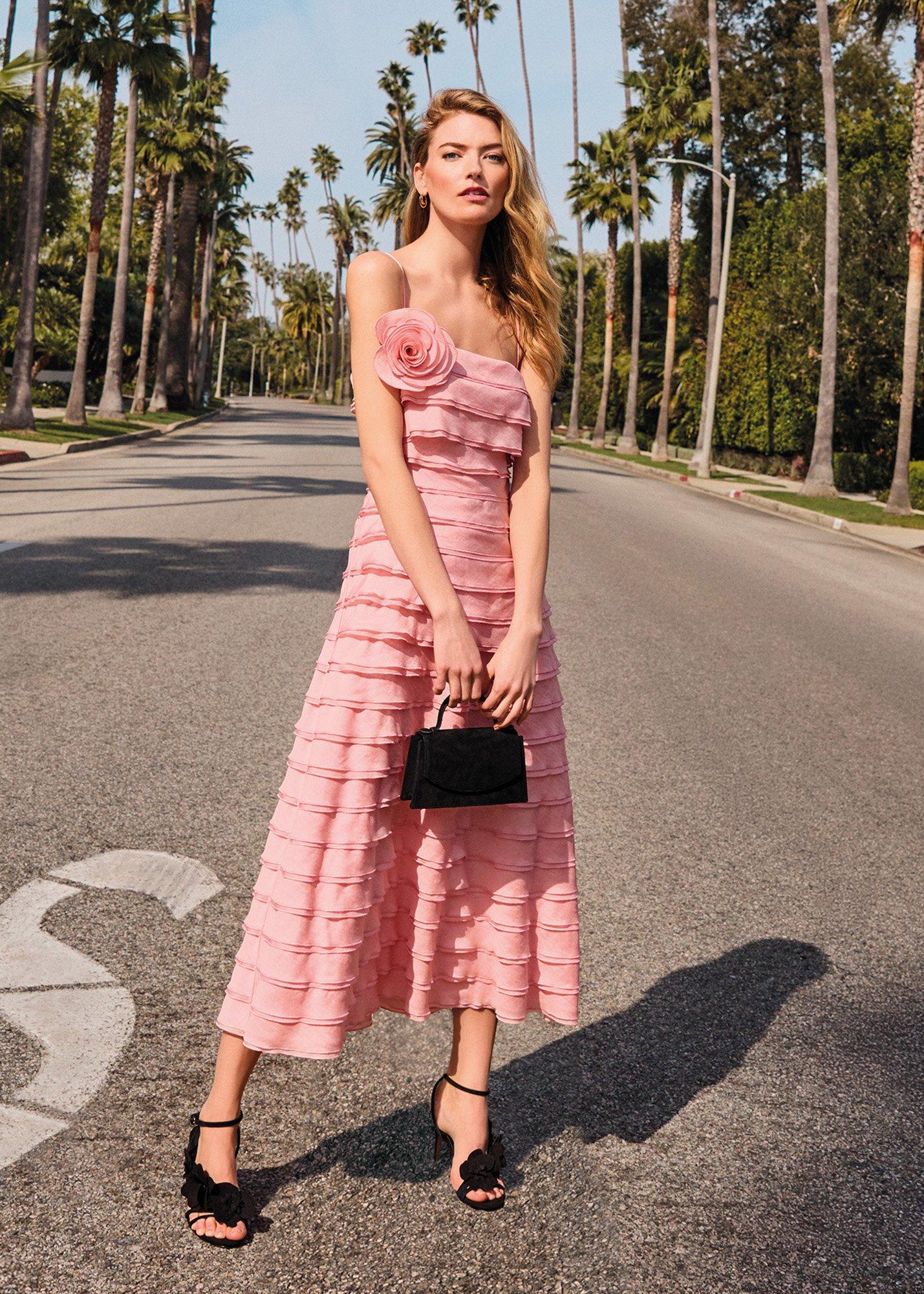 Maben Layered Maxi Dress