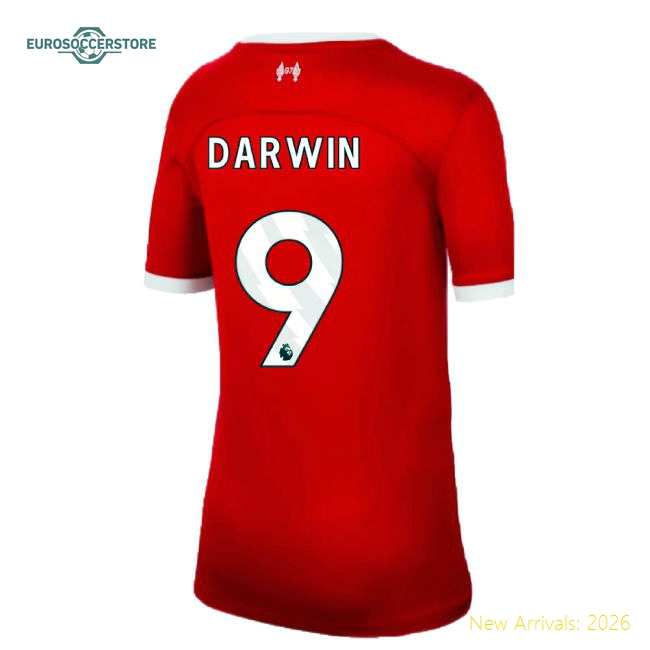 Durable Kids Liverpool Darwin Jersey 2023-2024 Stretchy