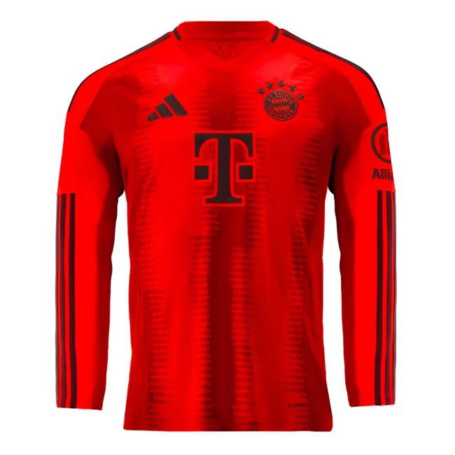 2024-2025 Bayern Munich Long Sleeve Home Shirt