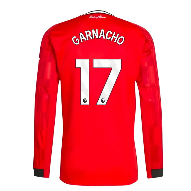 Man Utd 2025-20 Home Soccer Kit Garnacho Printing L M S