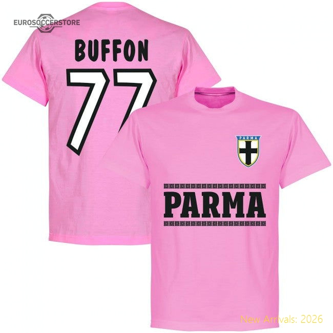 Supreme Football Club Parma Buffon Home Jersey Durable Stretchy