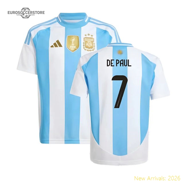 Argentina Home Kit 2024-2025 Game Day Jersey For Match Days