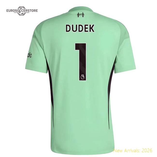 Soft Kids Liverpool Dudek Jersey 2025-2026 Performance Fabric