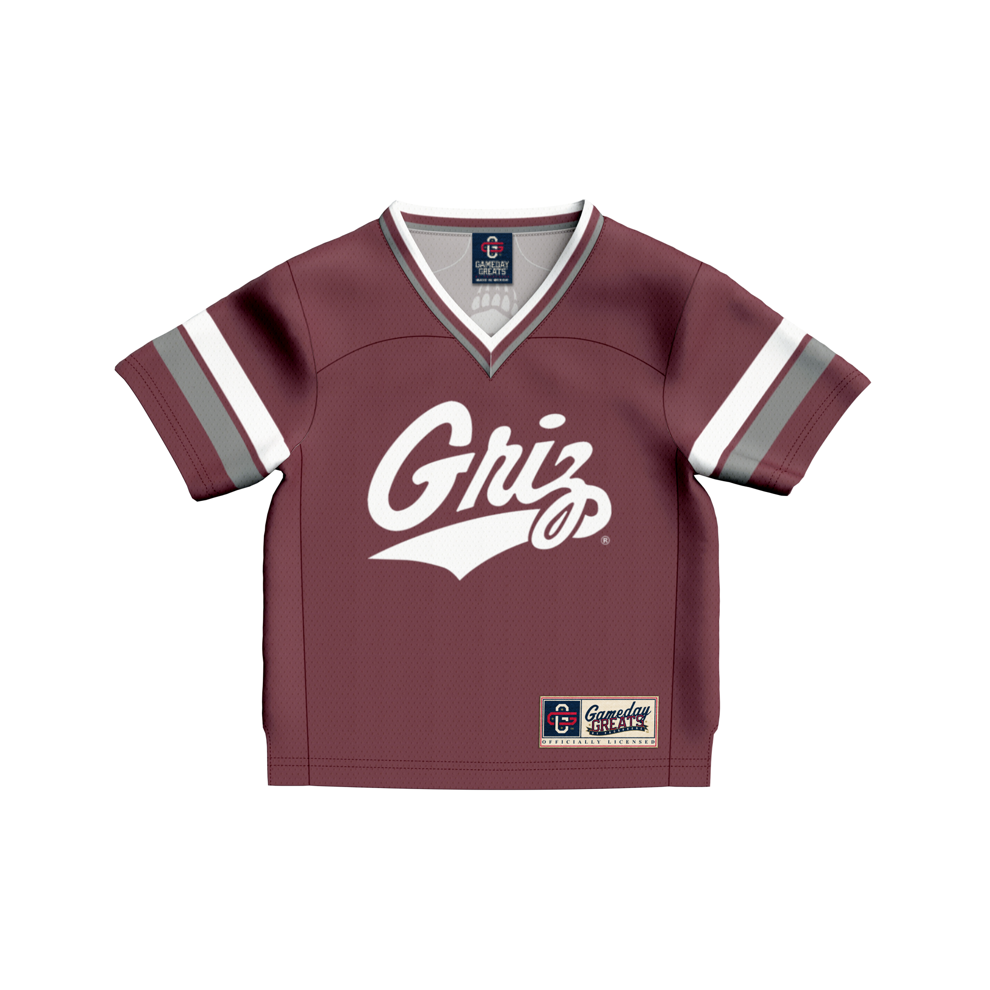 #1 Montana Grizzlies GameDay Greats Infant Lightweight Collegiate Football Fashion Jersey - Maroon