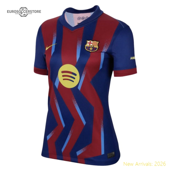 Football Team Womens Chic Jersey Drycell Flattering Breathable