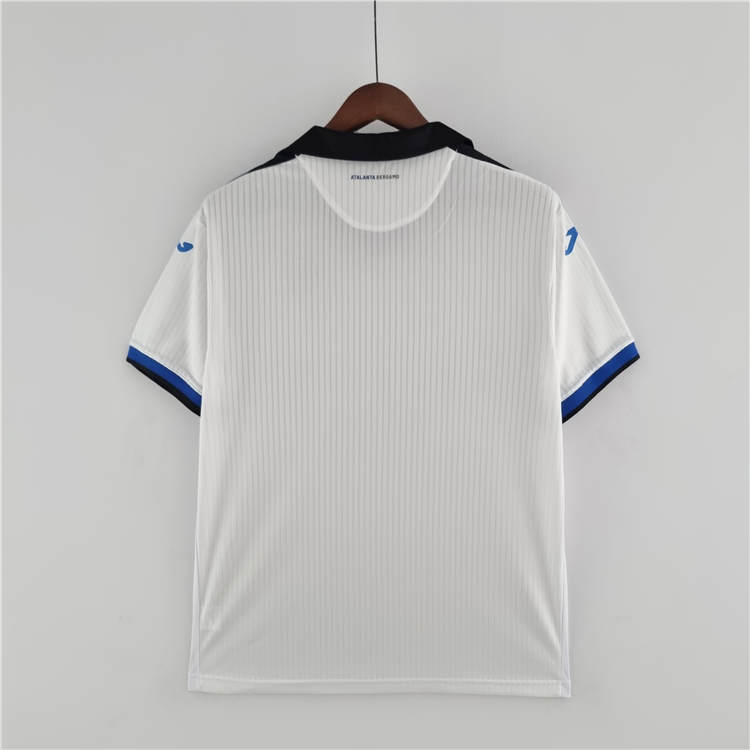 Breathable 2223 Atalanta BC Away White Soccer Jersey Football Shirt