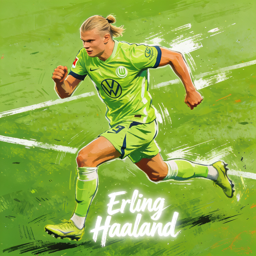 Erling Haaland Football Jersey