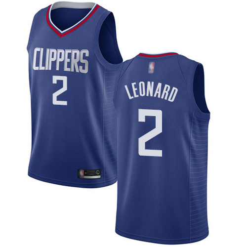 Nike Clippers Blue Kawhi Leonard #2 Jersey - Affordable Game Day Wear