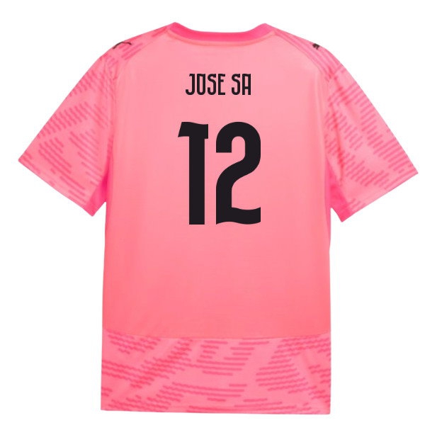 [DDJ] 2026 2027 Portugal Shirt Sa Home Goalkeeper Kit (Pink) (Jose 12)