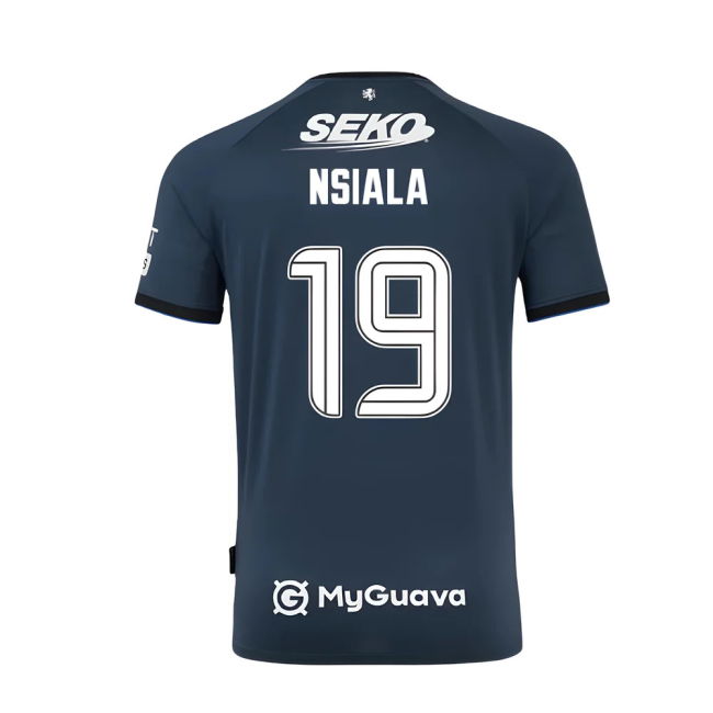 2025-2026 Rangers Official Third Third Nsiala 19 - Limited Edition