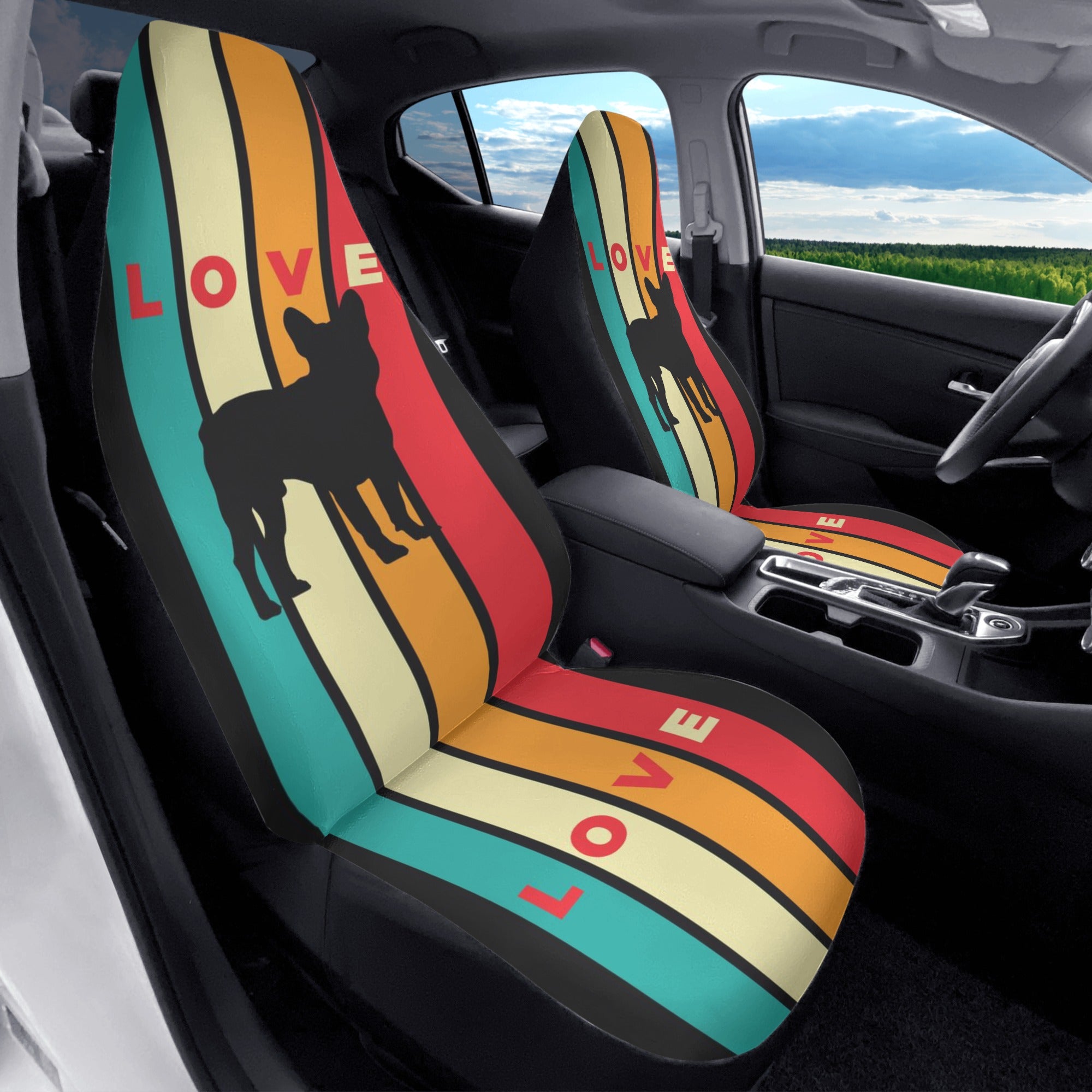 Comfortable Cozy Sophie - Car Seat Covers (2 Pcs) for Street Style