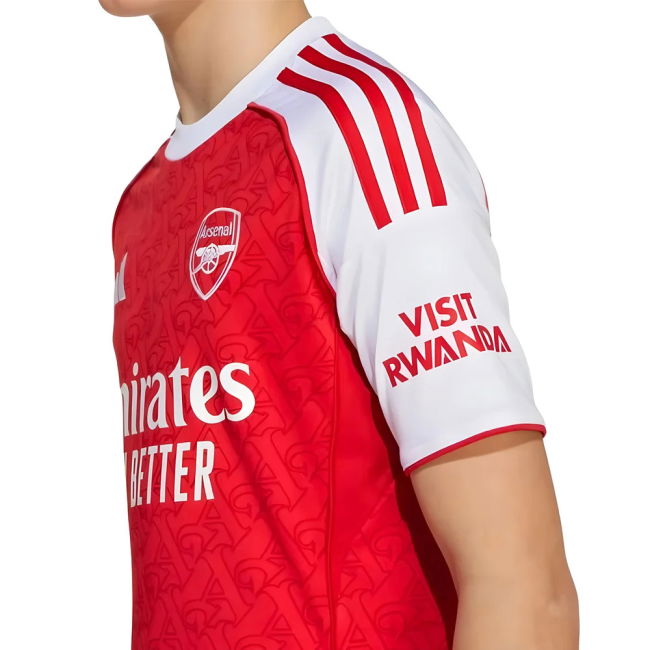 Updated Breathable Arsenal Home Soccer Jersey (Kids)