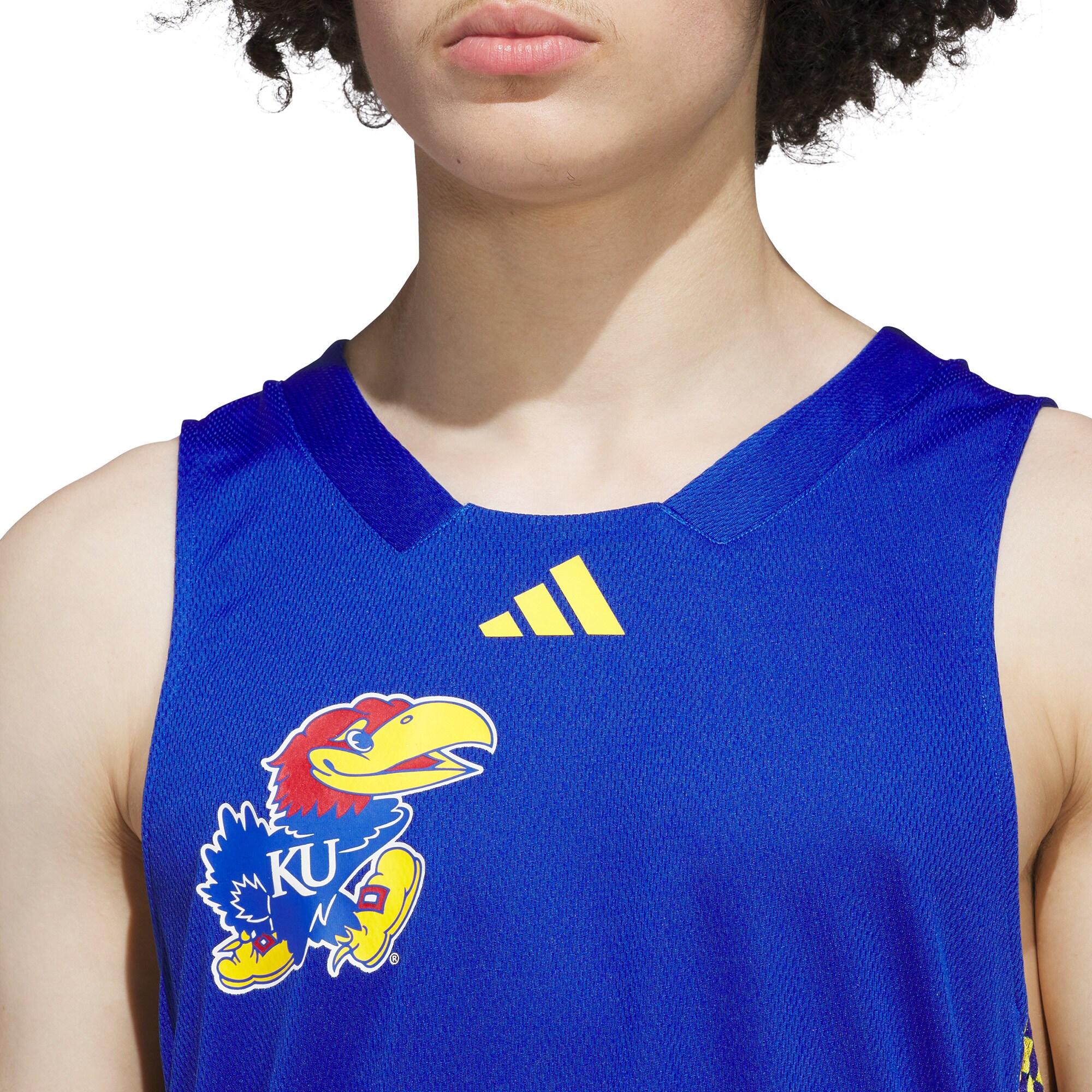 [NJP] Kansas Jayhawks Black History Month Basketball Jersey - Royal/Red
